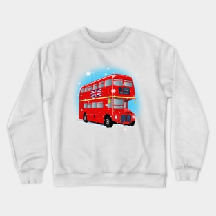 Double Decker Bus Crewneck Sweatshirt